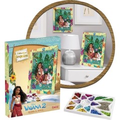 Kit loisir créatif - LANSAY - Collection sequins - VAIANA & SIMEA - D