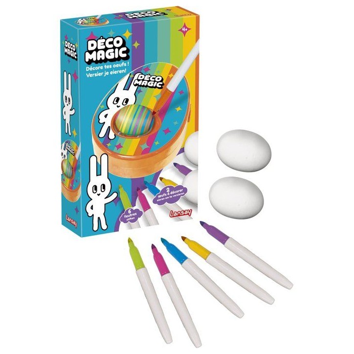 Décore tes oeufs - LANSAY - DECOMAGIC - Atelier créatif - Des 4 ans Décore tes oeufs - LANSAY - DECOMAGIC - Atelier créatif - Des 4 ans