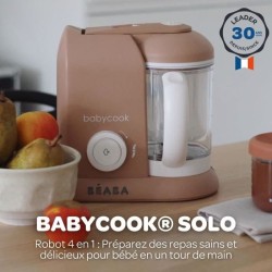 BÉABA - Babycook Solo - Robot Bébé 4 en 1 Mixeur-Cuiseur - Cuisson