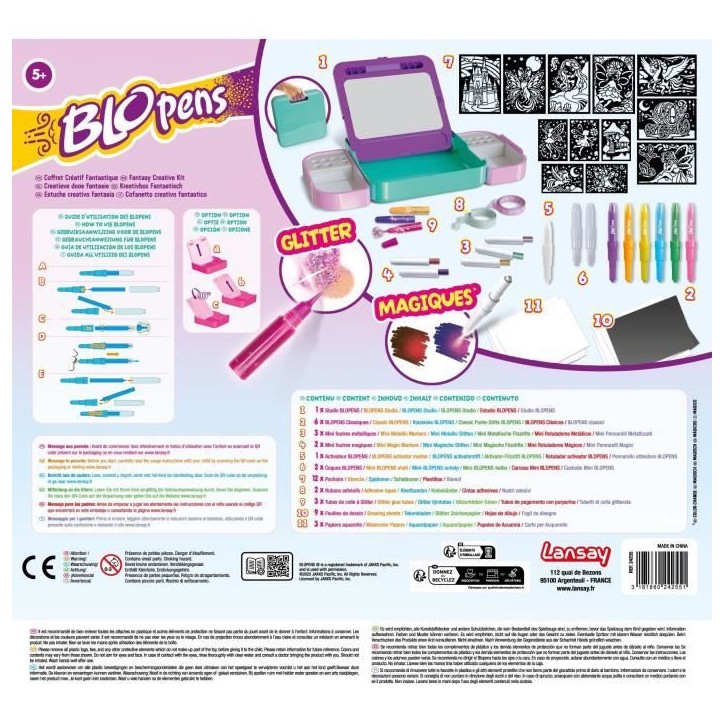 Blopens - LANSAY - Coffret créatif fantastique - Des 5 ans Blopens - LANSAY - Coffret créatif fantastique - Des 5 ans