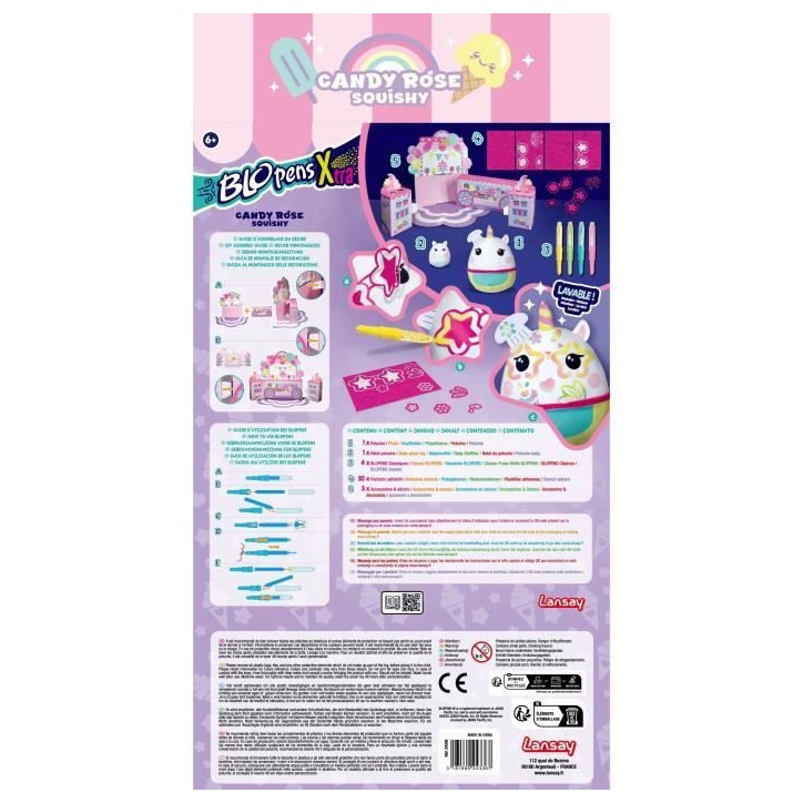 Blopens XTRA - LANSAY - Candy Rose - Squishy - Des 6 ans Blopens XTRA - LANSAY - Candy Rose - Squishy - Des 6 ans