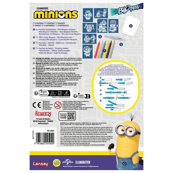 Blopens - LANSAY - Minions - Des 5 ans