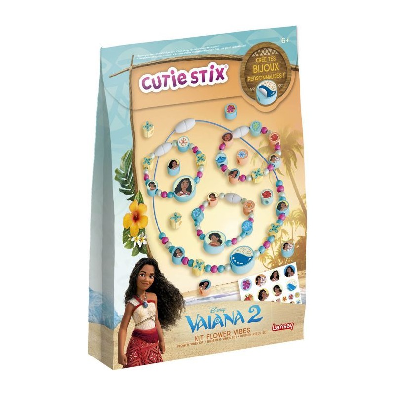 Cutie Stix - LANSAY - Kit flower vibes - Vaiana 2 - Des 6 ans