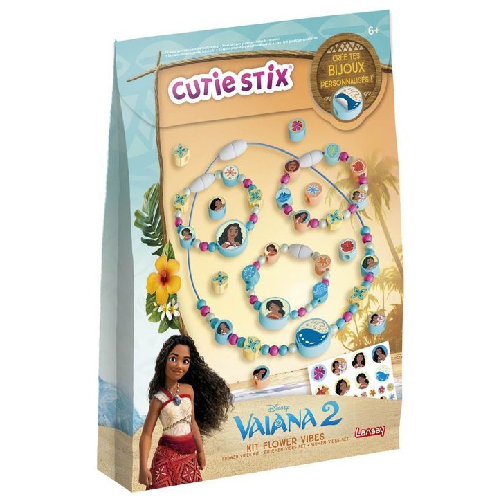 Cutie Stix - LANSAY - Kit flower vibes - Vaiana 2 - Des 6 ans