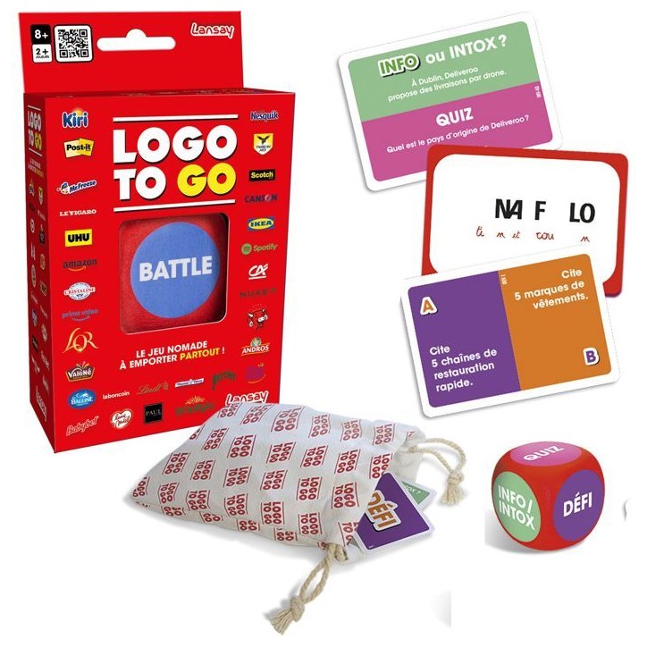 LOGO TO GO - Jeu de société - LANSAY - Des 8 ans LOGO TO GO - Jeu de société - LANSAY - Des 8 ans