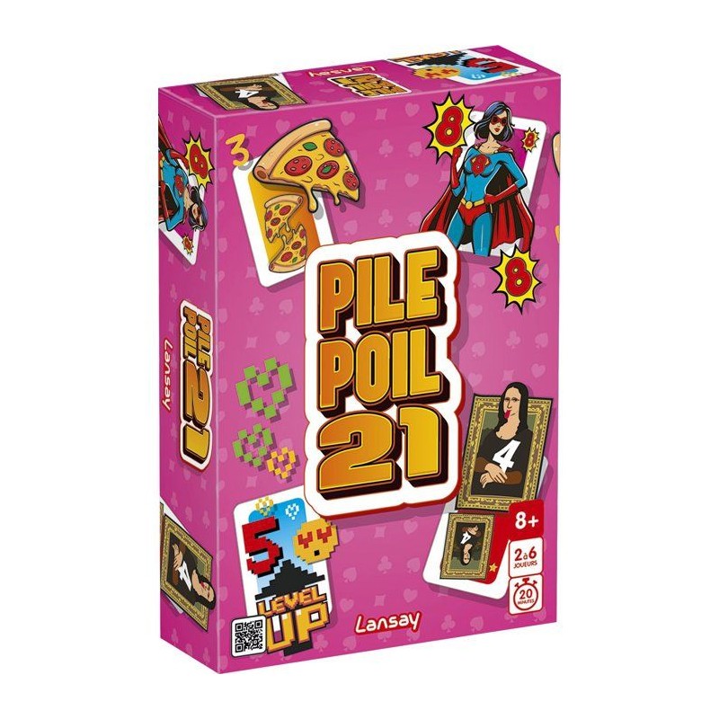 PILE POIL 21 - Jeu de société - LANSAY - Des 8 ans