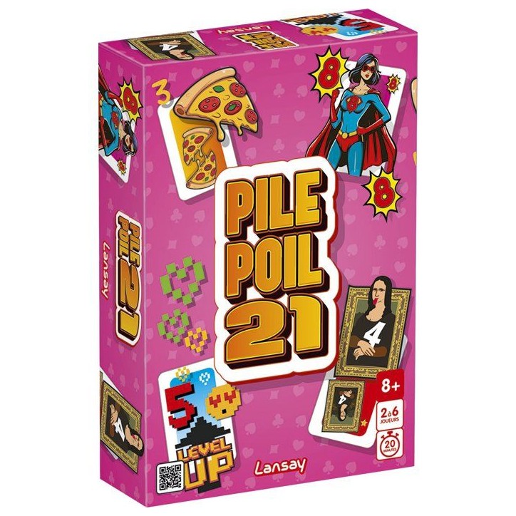 PILE POIL 21 - Jeu de société - LANSAY - Des 8 ans PILE POIL 21 - Jeu de société - LANSAY - Des 8 ans