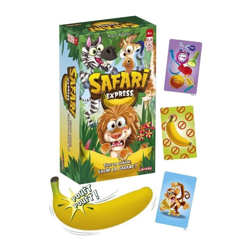 Safari Express - Jeu de société - LANSAY - Des 5 ans