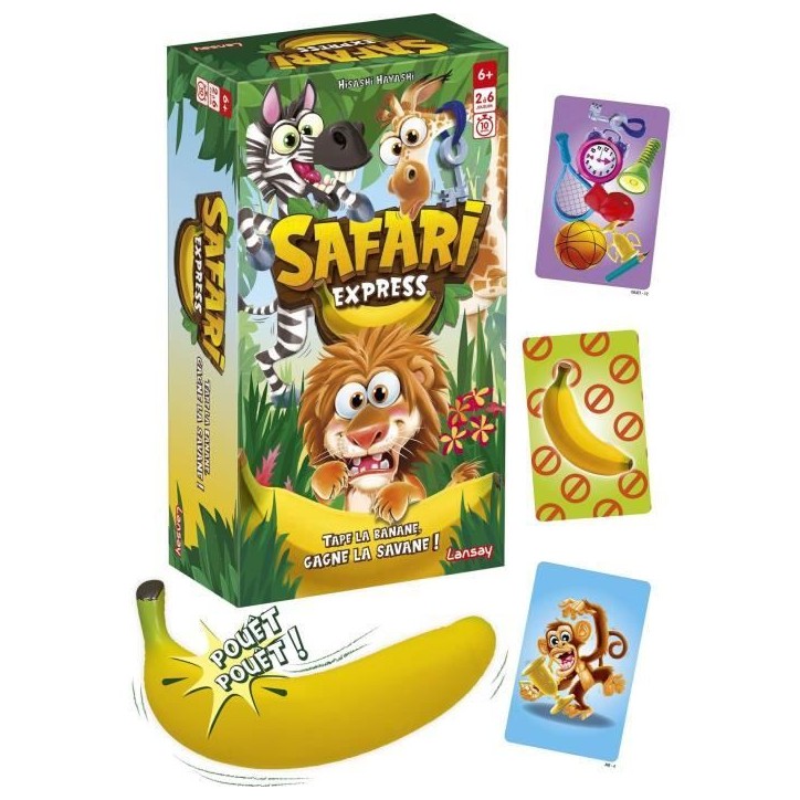 Safari Express - Jeu de société - LANSAY - Des 5 ans Safari Express - Jeu de société - LANSAY - Des 5 ans