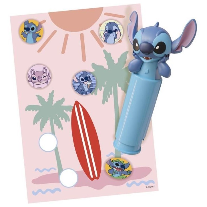 Atelier stickers - LANSAY - STITCH - 1 tampon, 200 Stickers - Des 5 ans Atelier stickers - LANSAY - STITCH - 1 tampon, 200 Stickers - Des 5 ans