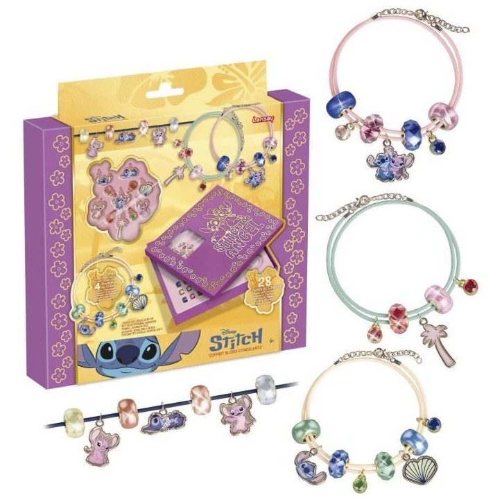 Coffret bijoux étincellants - LANSAY - STITCH - Des 6 ans Coffret bijoux étincellants - LANSAY - STITCH - Des 6 ans