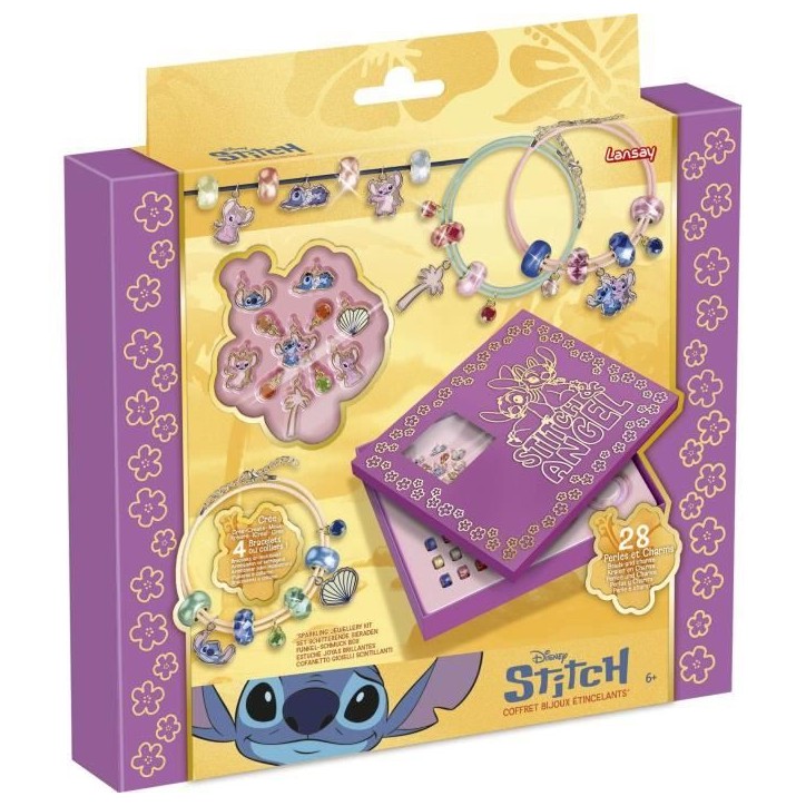 Coffret bijoux étincellants - LANSAY - STITCH - Des 6 ans Coffret bijoux étincellants - LANSAY - STITCH - Des 6 ans