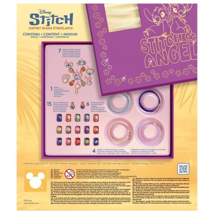 Coffret bijoux étincellants - LANSAY - STITCH - Des 6 ans Coffret bijoux étincellants - LANSAY - STITCH - Des 6 ans