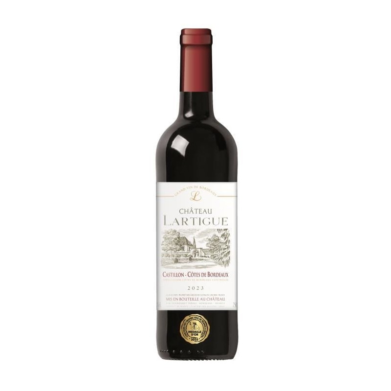 Château Lartigue 2023 Castillon-Côtes de Bordeaux - Vin rouge de Bor