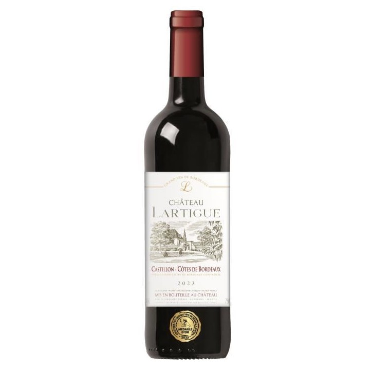Château Lartigue 2023 Castillon-Côtes de Bordeaux - Vin rouge de Bordeaux