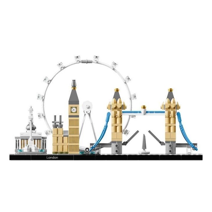 LEGO Architecture 21034 - Londres - 468 pieces - a partir de 12 ans - Mixte - Marron LEGO Architecture 21034 - Londres - 468 pieces - a partir de 12 ans - Mixte - Marron