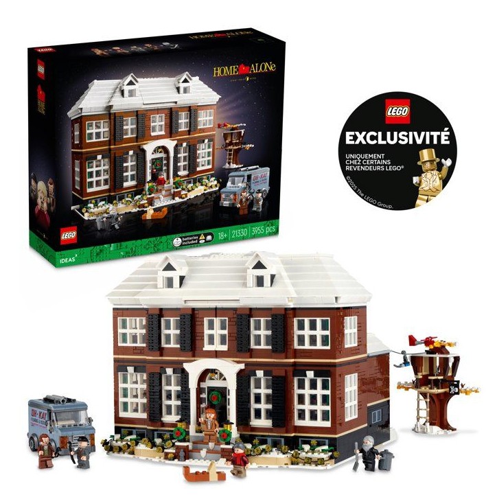LEGO 21330 Exclu Cdiscount Ideas Maman, J'ai Raté L'Avion ! Set pour Adultes, Maquette Maison Kevin McCallister LEGO 21330 Exclu Cdiscount Ideas Maman, J'ai Raté L'Avion ! Set pour Adultes, Maquette Maison Kevin McCallister