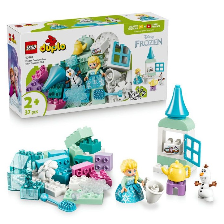 LEGO DUPLO | Disney 10462 Boîte Créative La Reine des Neiges avec Elsa et Olaf - Motricité LEGO DUPLO | Disney 10462 Boîte Créative La Reine des Neiges avec Elsa et Olaf - Motricité