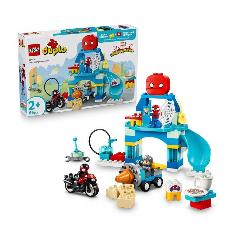 LEGO DUPLO | Marvel 10464 Le Quartier Général de l'Équipe Spidey -