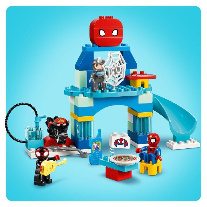 LEGO DUPLO | Marvel 10464 Le Quartier Général de l'Équipe Spidey - Jeu des 2 ans - Moto LEGO DUPLO | Marvel 10464 Le Quartier Général de l'Équipe Spidey - Jeu des 2 ans - Moto