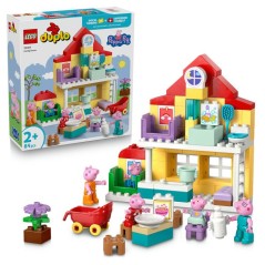 LEGO DUPLO Peppa Pig 10467 La Maison Familiale - Jeu Éducatif pour B