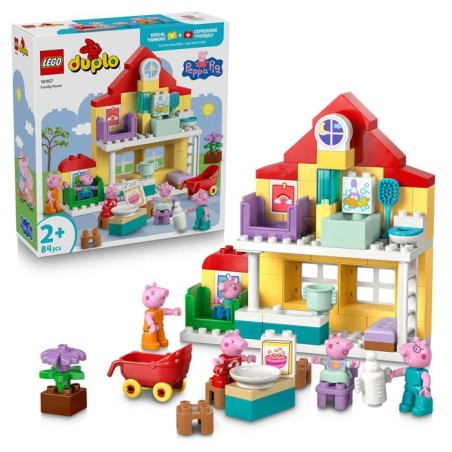 LEGO DUPLO Peppa Pig 10467 La Maison Familiale - Jeu Éducatif pour B