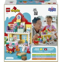 LEGO DUPLO Peppa Pig 10467 La Maison Familiale - Jeu Éducatif pour B