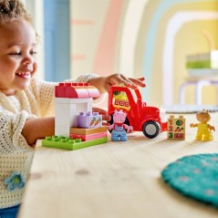 LEGO DUPLO Peppa Pig 10468 Tracteur et Marché - Jeu Éducatif des 2 a