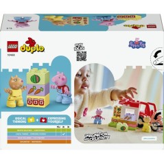 LEGO DUPLO Peppa Pig 10468 Tracteur et Marché - Jeu Éducatif des 2 a
