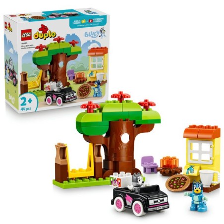 LEGO DUPLO Bluey 10469 Les Livreuses de Pizza avec Muffin et Bluey - J