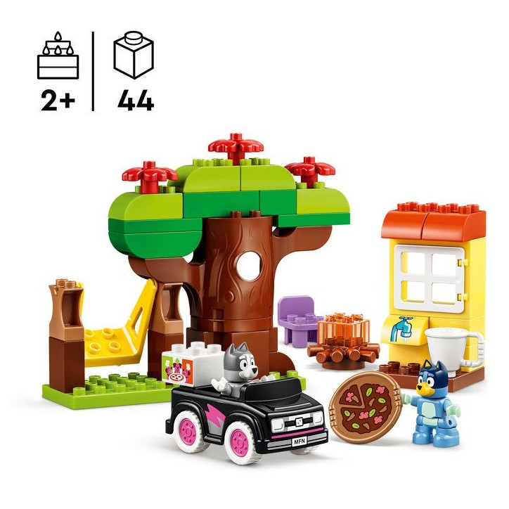LEGO DUPLO Bluey 10469 Les Livreuses de Pizza avec Muffin et Bluey - Jouet Motricité 2 ans LEGO DUPLO Bluey 10469 Les Livreuses de Pizza avec Muffin et Bluey - Jouet Motricité 2 ans