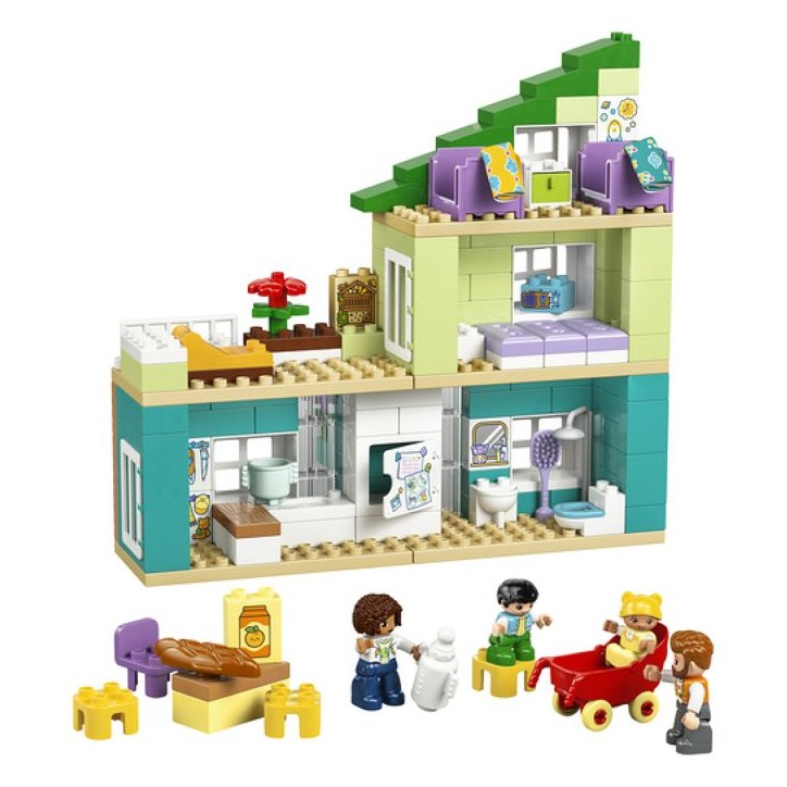 LEGO DUPLO Ma Ville 10470 La Maison Familiale Moderne 3-en-1 - Jouet Fille ou Garçon 2 ans LEGO DUPLO Ma Ville 10470 La Maison Familiale Moderne 3-en-1 - Jouet Fille ou Garçon 2 ans