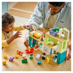 LEGO DUPLO Ma Ville 10470 La Maison Familiale Moderne 3-en-1 - Jouet F