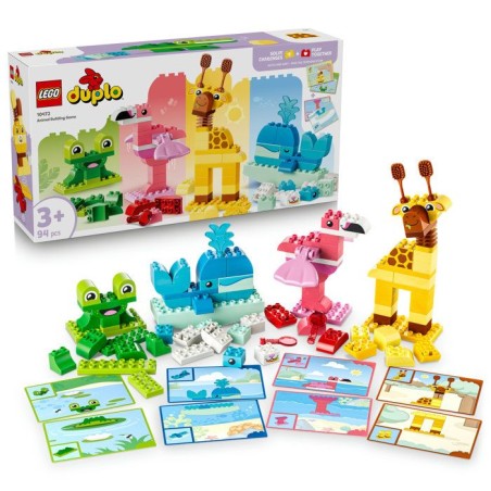 LEGO DUPLO 10472 Jeu de Construction d'Animaux - Jouet Éducatif des 3