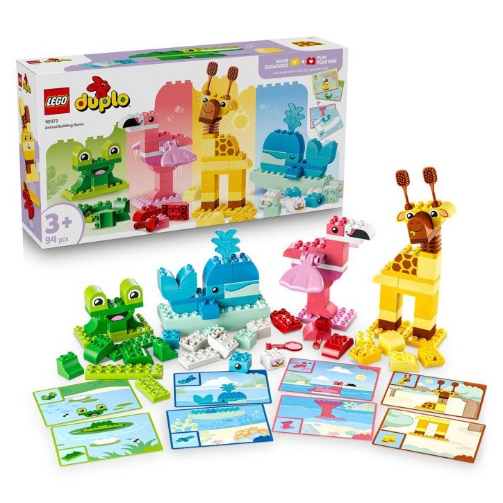 LEGO DUPLO 10472 Jeu de Construction d'Animaux - Jouet Éducatif des 3 ans - Set Montessori LEGO DUPLO 10472 Jeu de Construction d'Animaux - Jouet Éducatif des 3 ans - Set Montessori