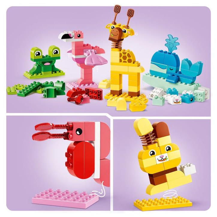 LEGO DUPLO 10472 Jeu de Construction d'Animaux - Jouet Éducatif des 3 ans - Set Montessori LEGO DUPLO 10472 Jeu de Construction d'Animaux - Jouet Éducatif des 3 ans - Set Montessori