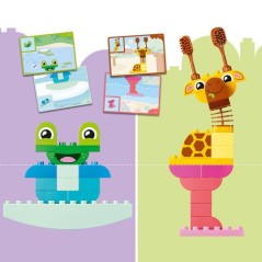 LEGO DUPLO 10472 Jeu de Construction d'Animaux - Jouet Éducatif des 3
