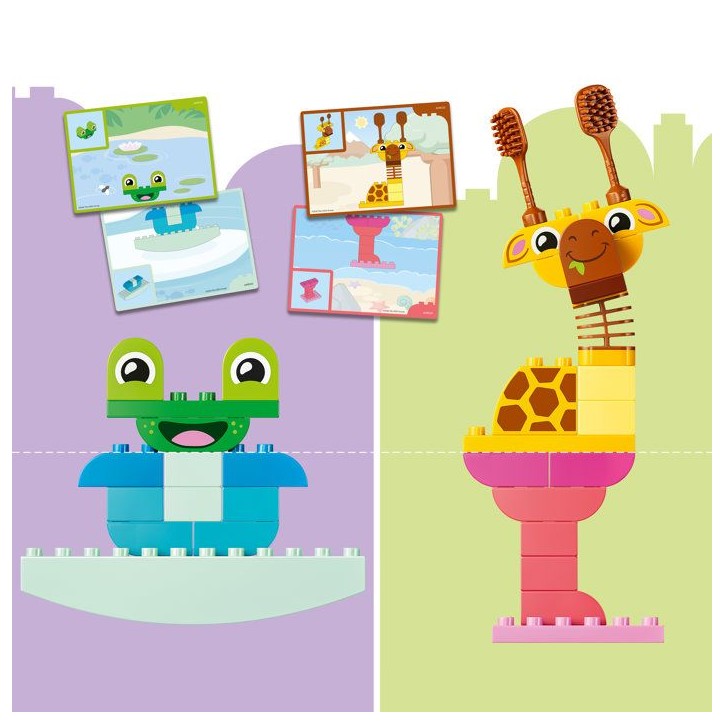 LEGO DUPLO 10472 Jeu de Construction d'Animaux - Jouet Éducatif des 3 ans - Set Montessori LEGO DUPLO 10472 Jeu de Construction d'Animaux - Jouet Éducatif des 3 ans - Set Montessori