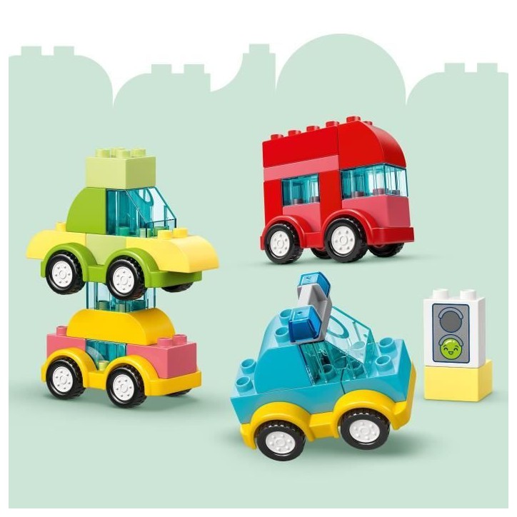 LEGO DUPLO My First 10474 Les Véhicules Créatifs - Jeu Créatif Garçon ou Fille des 1 an LEGO DUPLO My First 10474 Les Véhicules Créatifs - Jeu Créatif Garçon ou Fille des 1 an