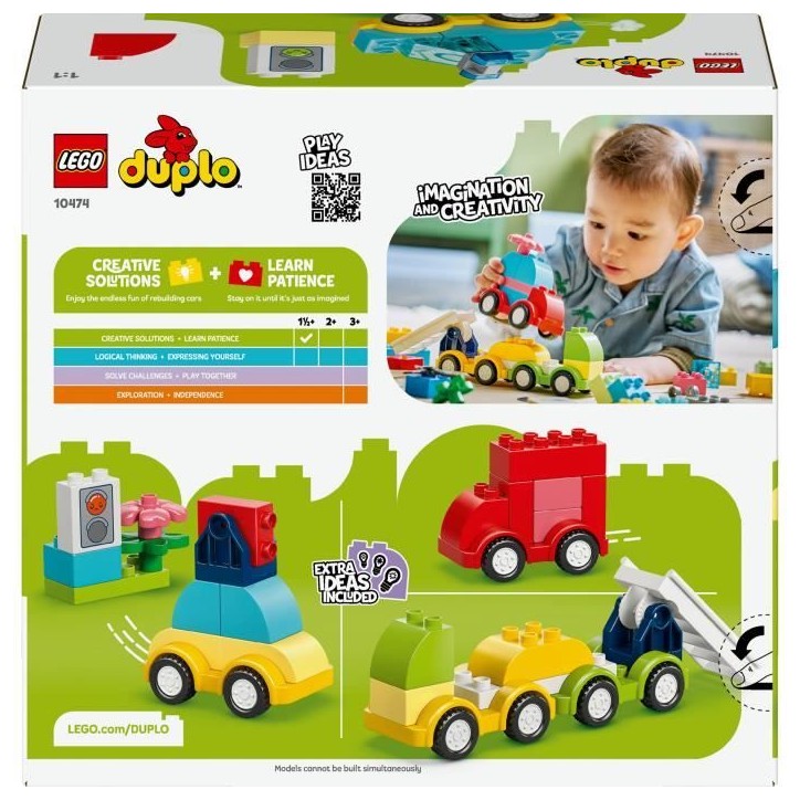 LEGO DUPLO My First 10474 Les Véhicules Créatifs - Jeu Créatif Garçon ou Fille des 1 an LEGO DUPLO My First 10474 Les Véhicules Créatifs - Jeu Créatif Garçon ou Fille des 1 an