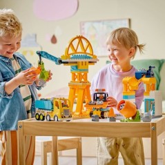 LEGO DUPLO Ma Ville 10476 Le Chantier et les Véhicules de Constructio