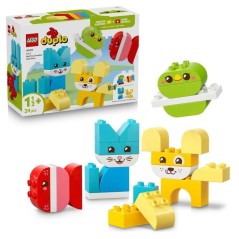 LEGO DUPLO My First 10477 Les Jolis Animaux Créatifs 3-en-1 - Jeu Cr