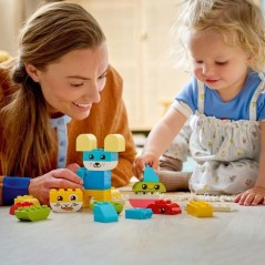 LEGO DUPLO My First 10477 Les Jolis Animaux Créatifs 3-en-1 - Jeu Cr