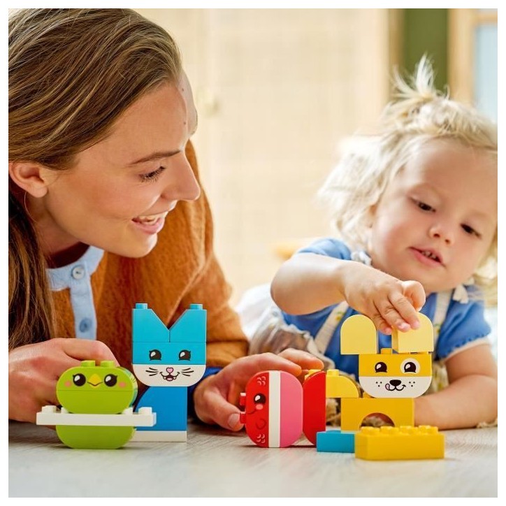 LEGO DUPLO My First 10477 Les Jolis Animaux Créatifs 3-en-1 - Jeu Créatif 1 an - Motricité LEGO DUPLO My First 10477 Les Jolis Animaux Créatifs 3-en-1 - Jeu Créatif 1 an - Motricité