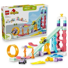 LEGO DUPLO Ma Ville 10478 Rampes Créatives 3-en-1 avec Véhicules - J