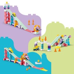 LEGO DUPLO Ma Ville 10478 Rampes Créatives 3-en-1 avec Véhicules - J