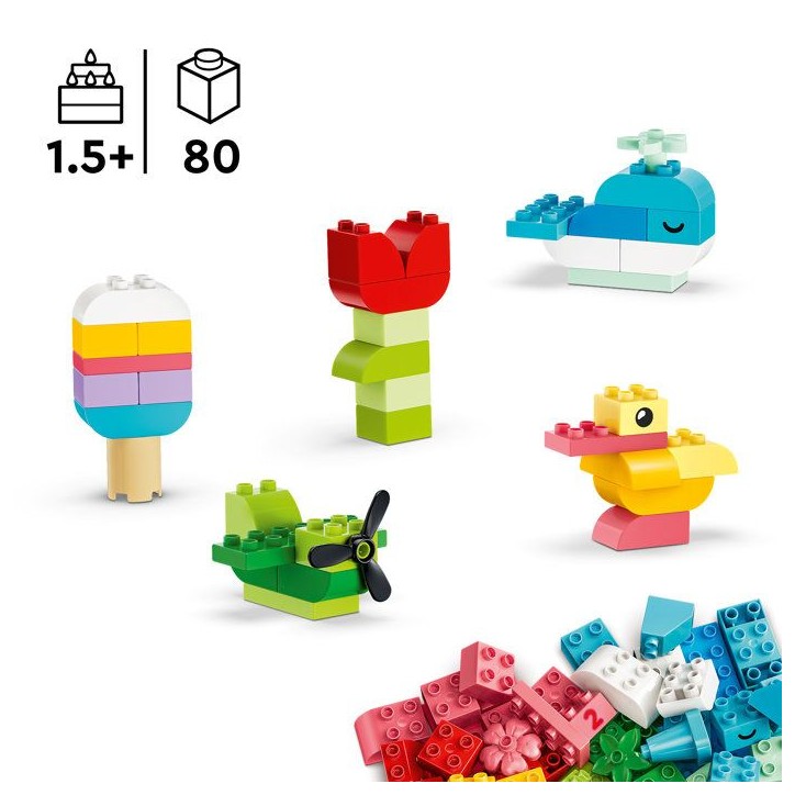 LEGO DUPLO Classic 10479 Boîte Créative Colorée - Jeu Éducatif 18 mois - Motricité Fine LEGO DUPLO Classic 10479 Boîte Créative Colorée - Jeu Éducatif 18 mois - Motricité Fine
