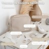 Trousse de toilette nomade - BEABA - 7 accessoires - Argile
