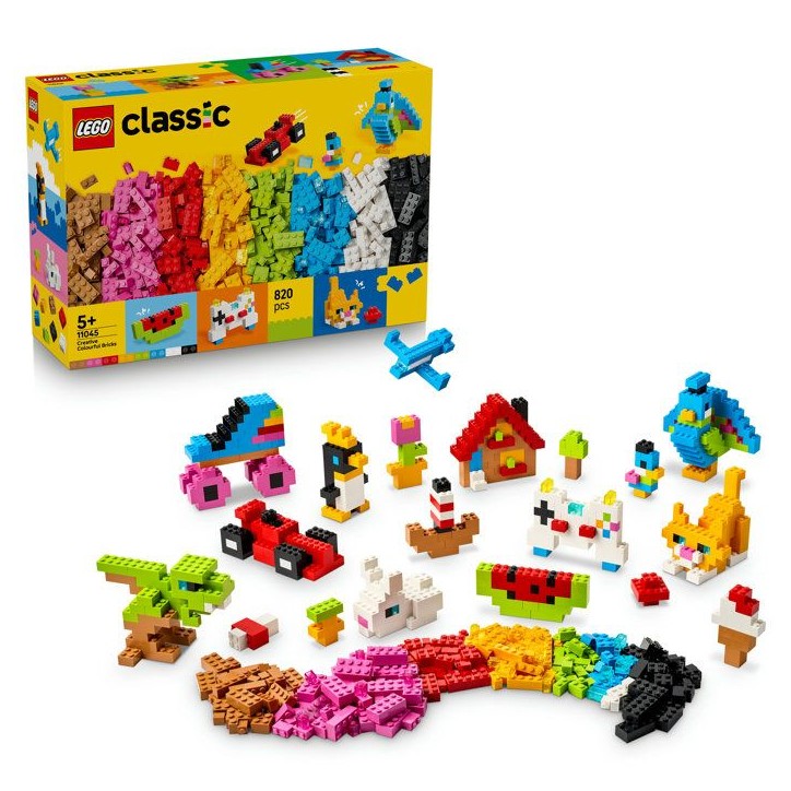 LEGO Classic 11045 Briques Créatives Colorées - Jouet Motricité Garçon ou Fille des 5 ans LEGO Classic 11045 Briques Créatives Colorées - Jouet Motricité Garçon ou Fille des 5 ans