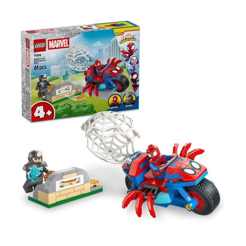 LEGO | Marvel 11206 Spidey et ses Amis Extraordinaires Spidey sur sa M